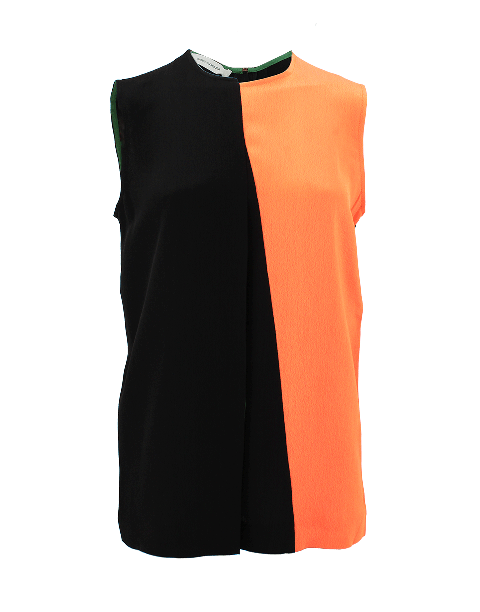 CEDRIC CHARLIER-Crewneck Colorblock Top-