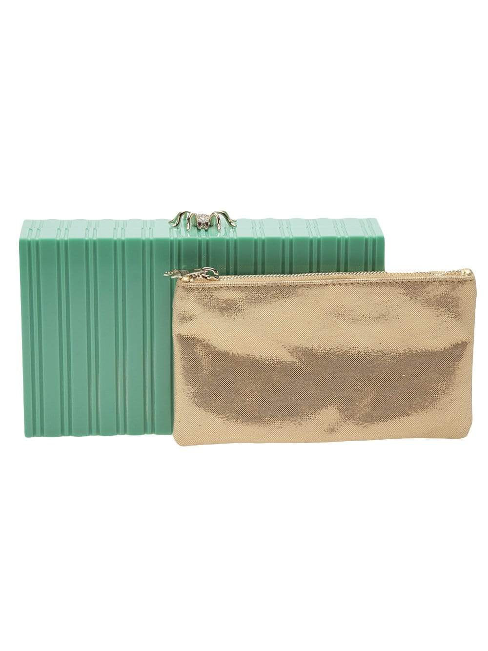CHARLOTTE OLYMPIA-Sweet Pandora Clutch-PEPPERMN