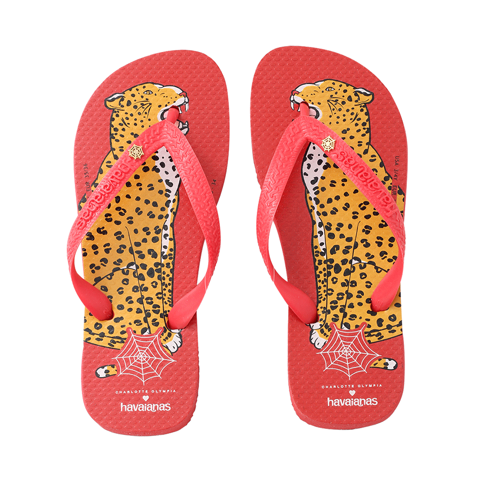 CHARLOTTE OLYMPIA-Bruce Havaianas Flip Flops-