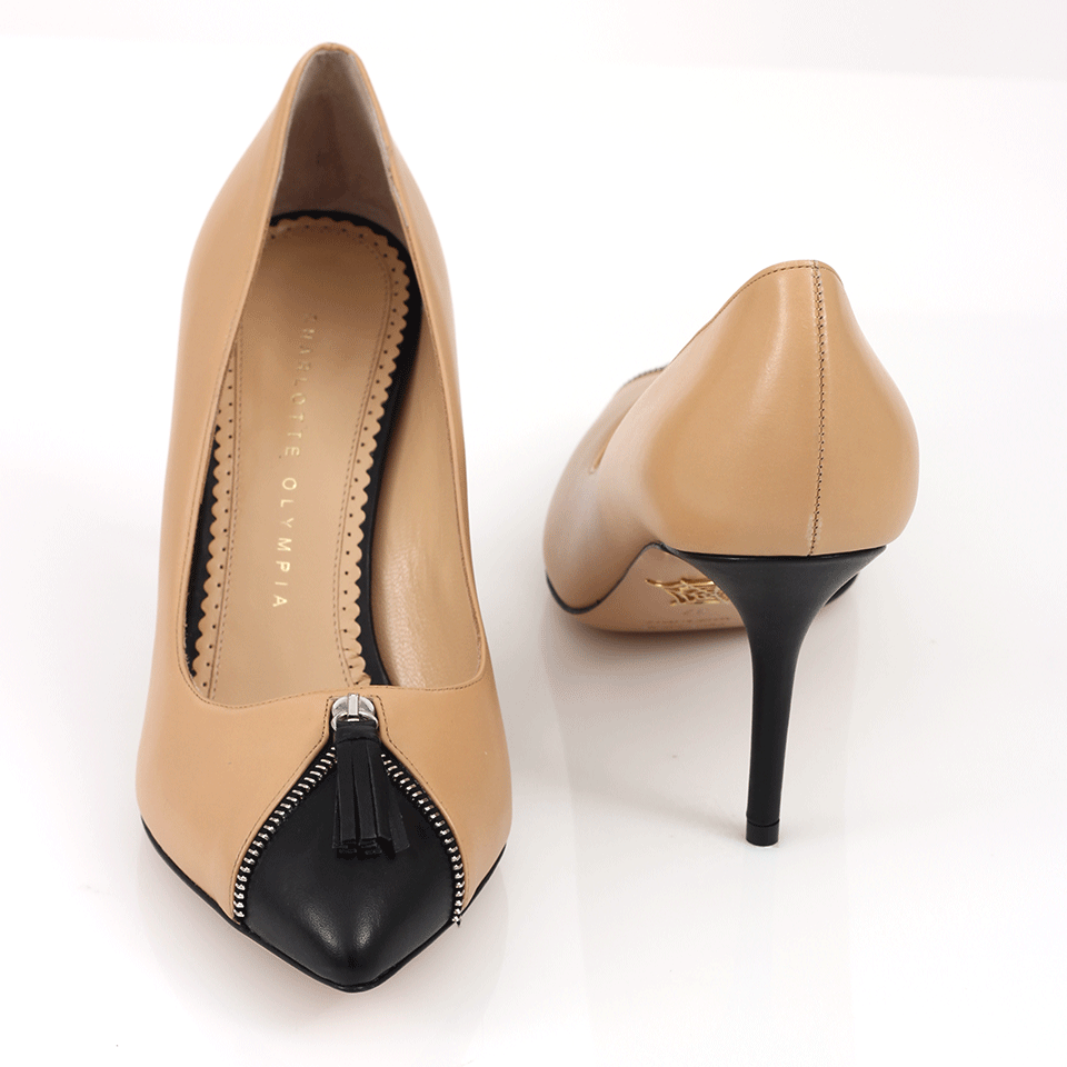 CHARLOTTE OLYMPIA-Desiree Unzipped Pump-