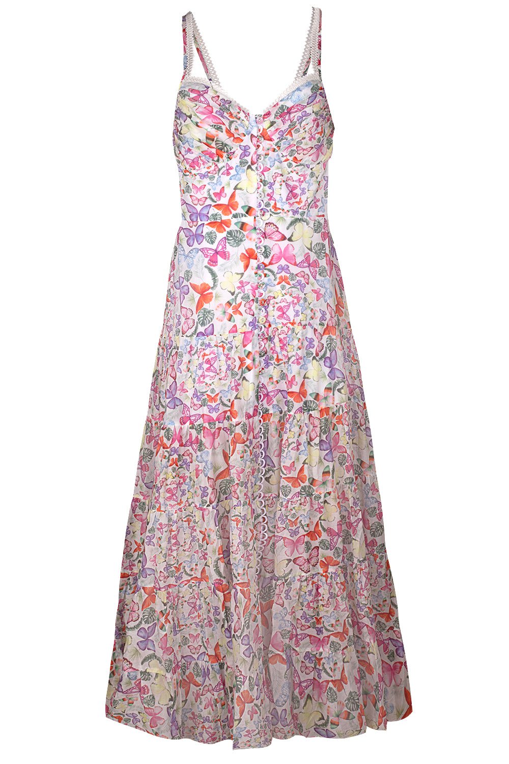 CHARO RUIZ IBIZA-Melia Dress - White Borbo-