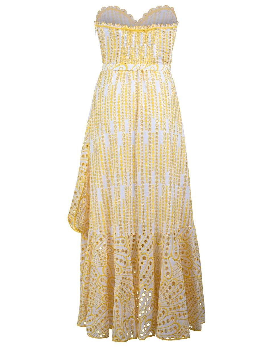 CHARO RUIZ IBIZA-Aurora Strapless Long Eyelet Dress-