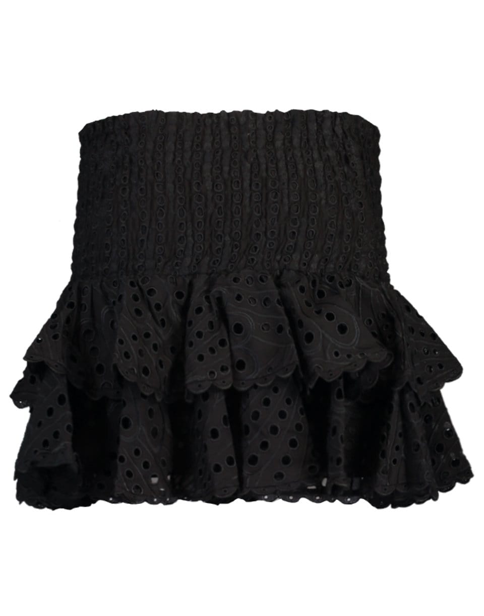 CHARO RUIZ IBIZA-Noa Short Eyelet Skirt-