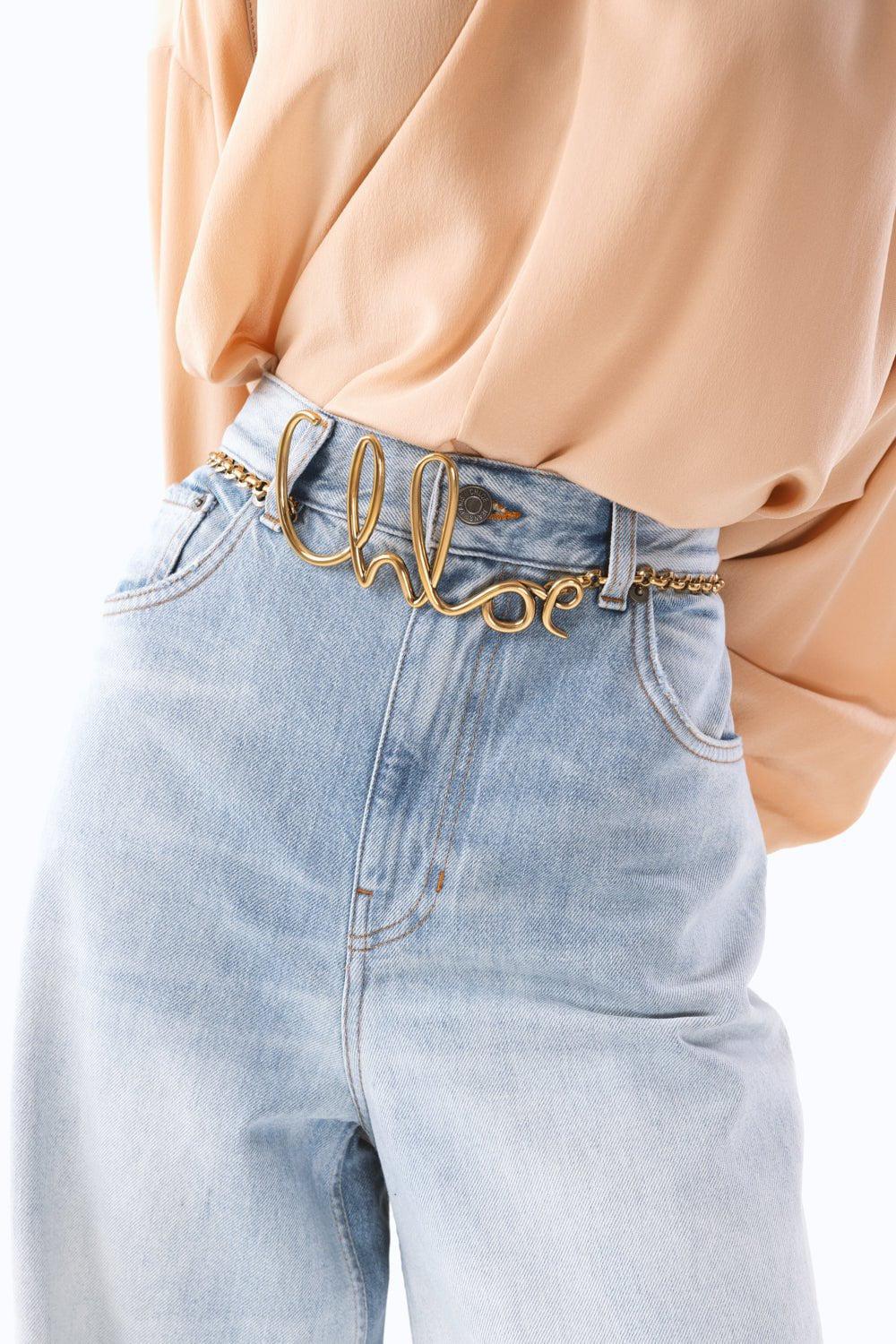 CHLOÉ-The Chloé Iconic Small Belt-VINTAGE GOLD