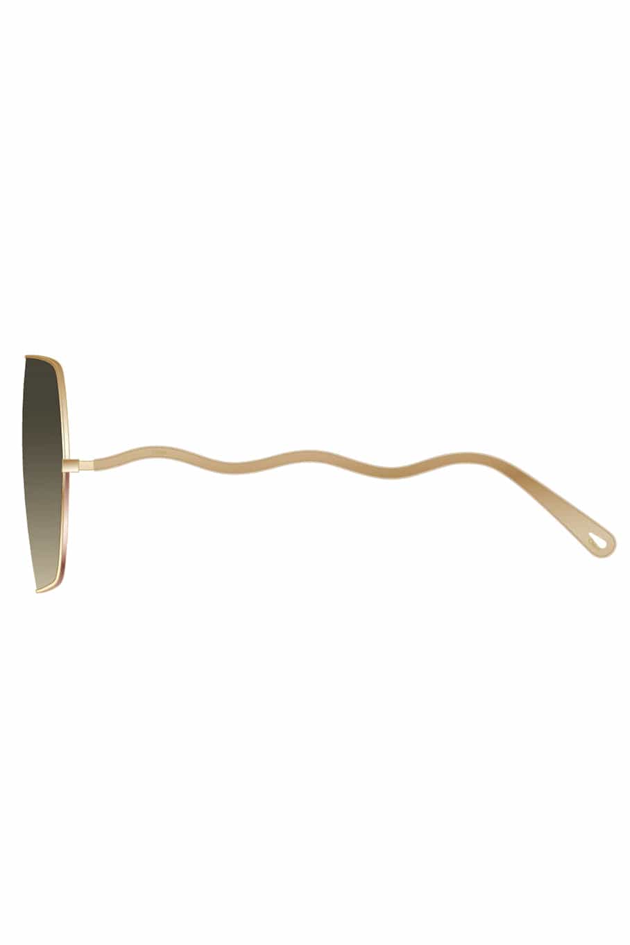 CHLOÉ-Square Sunglasses-BEIGE