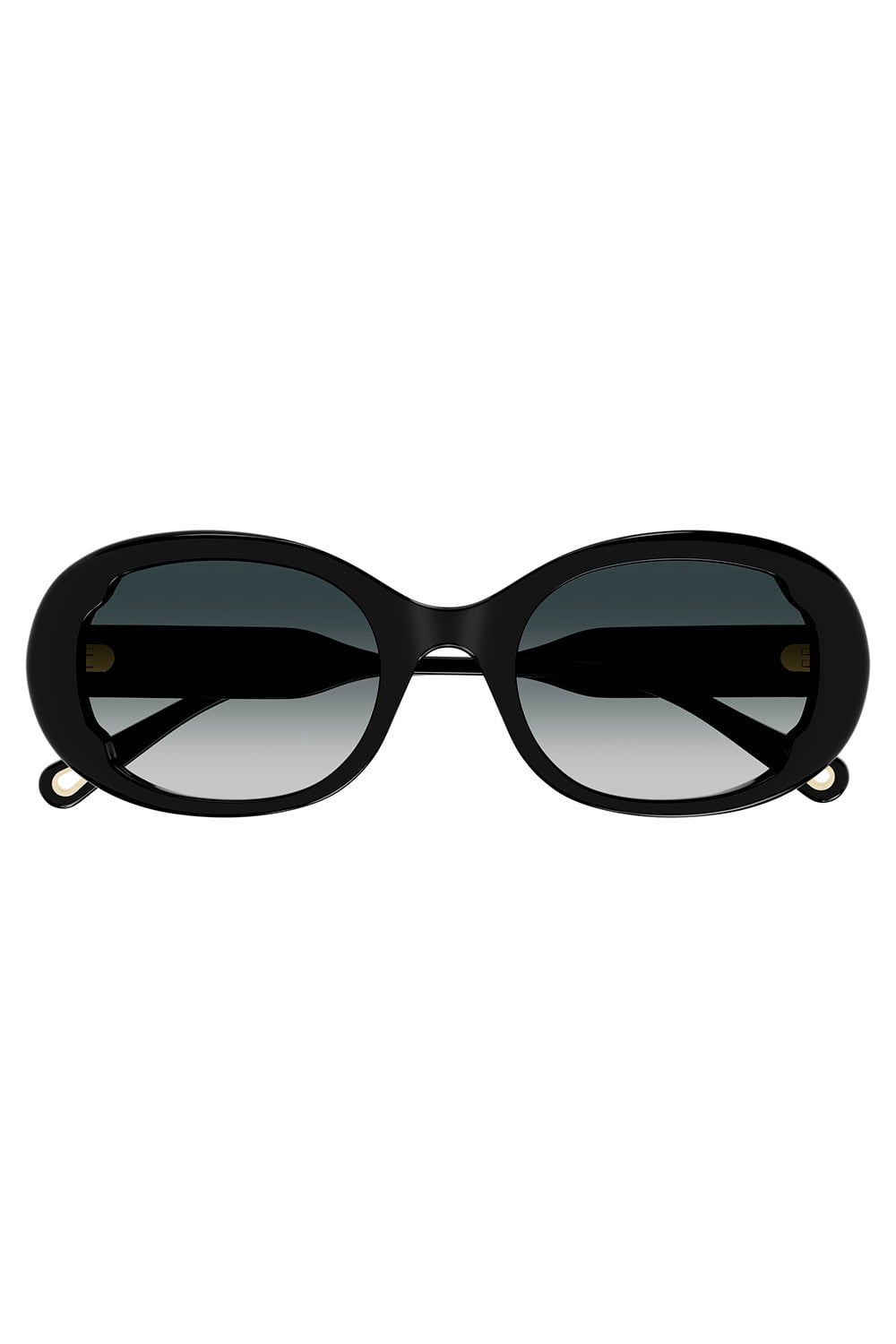CHLOÉ-Round Sunglasses - Black Grey-BLK/GREY