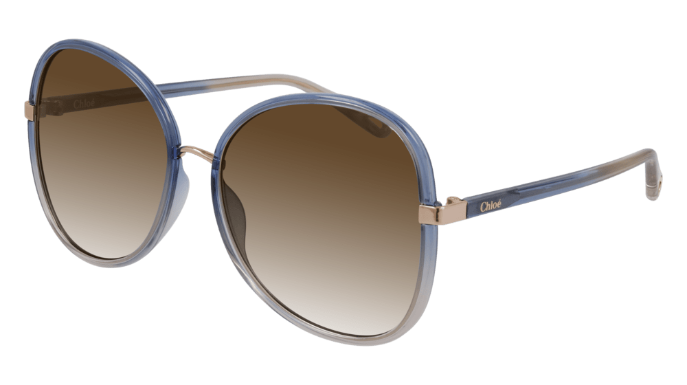 CHLOÉ-Butterfly Sunglasses-BLUE