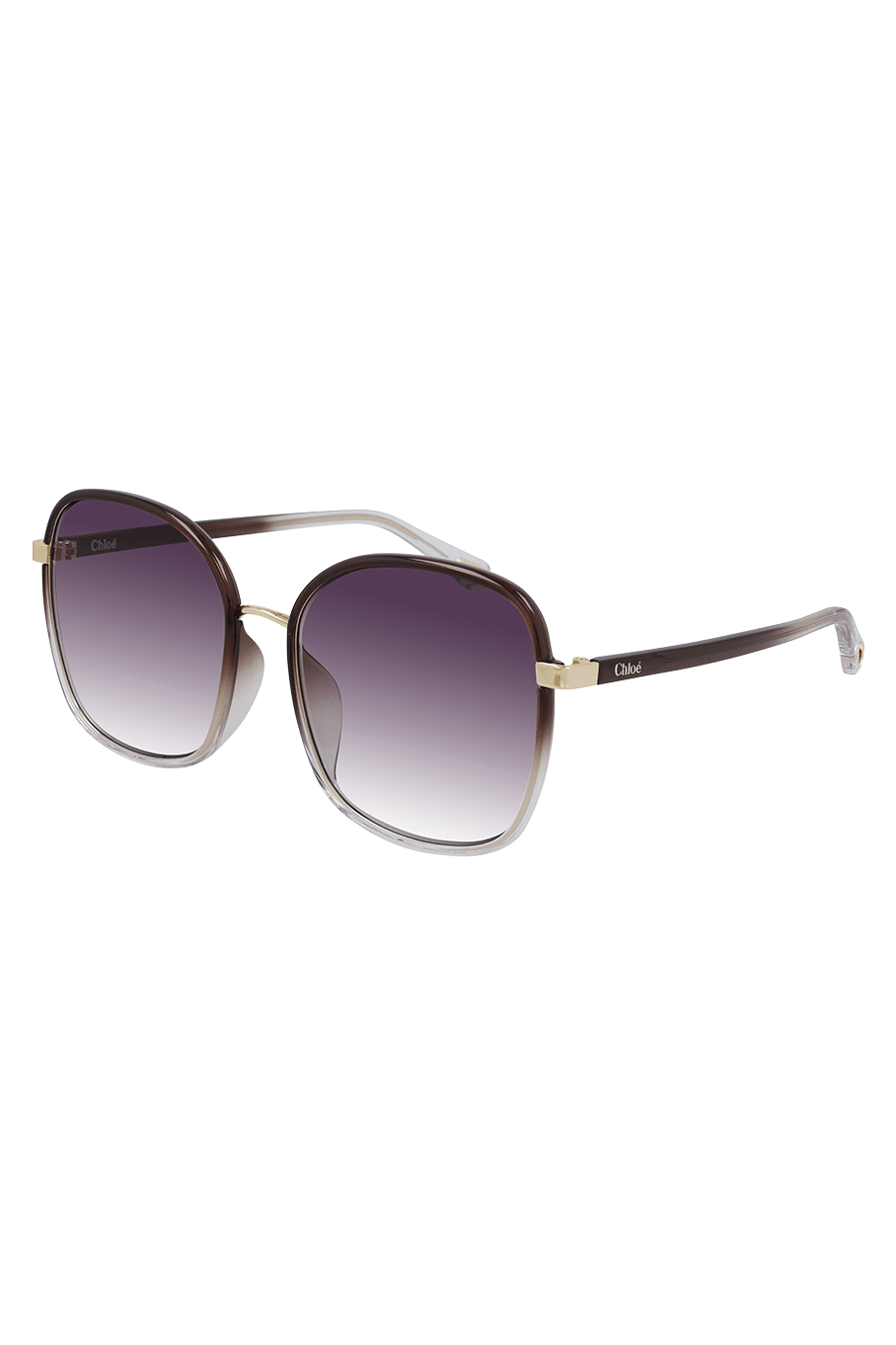 CHLOÉ-Franky Sunglasses-BRWN/VLT