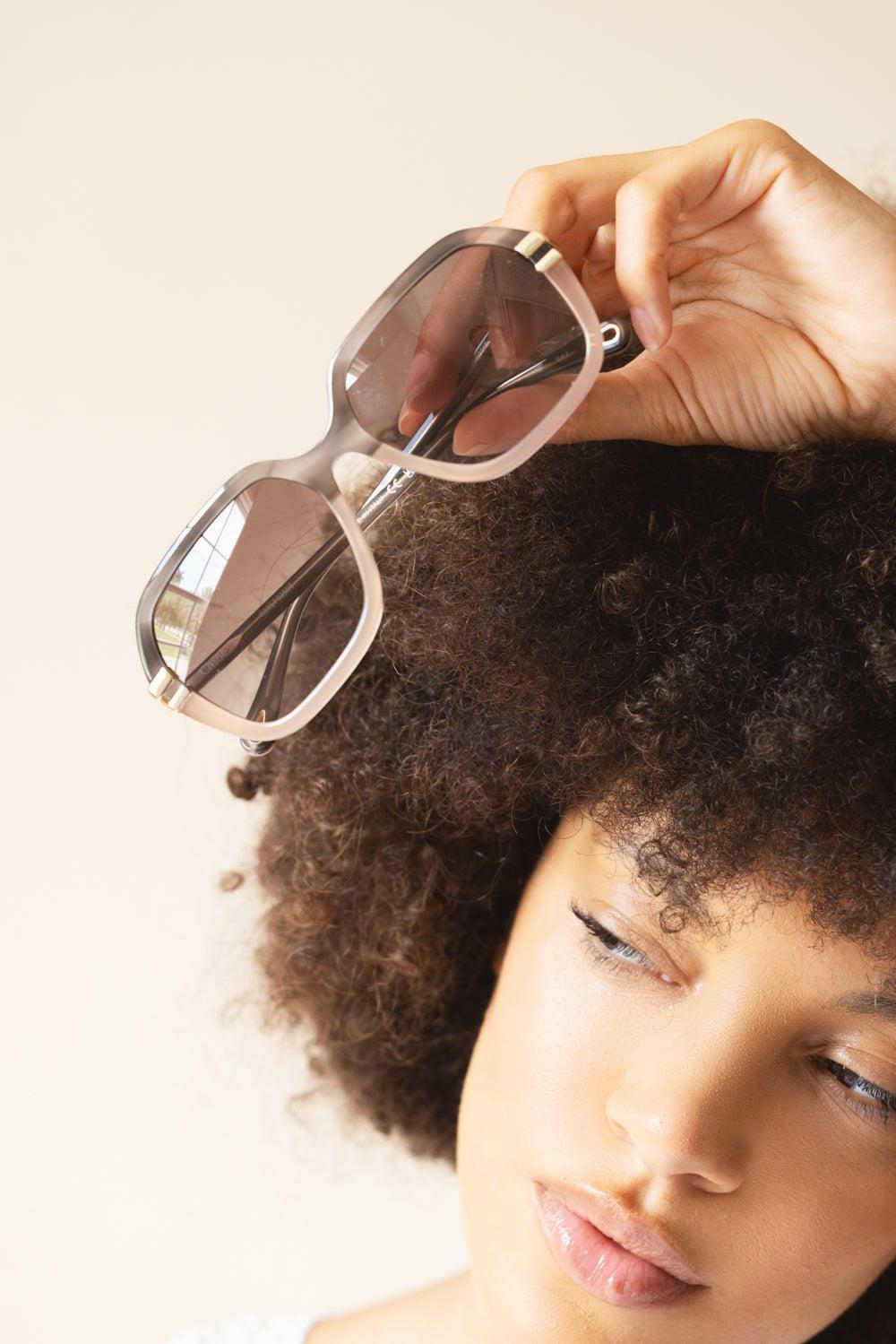 CHLOÉ-Chic Square Sunglasses-GREY