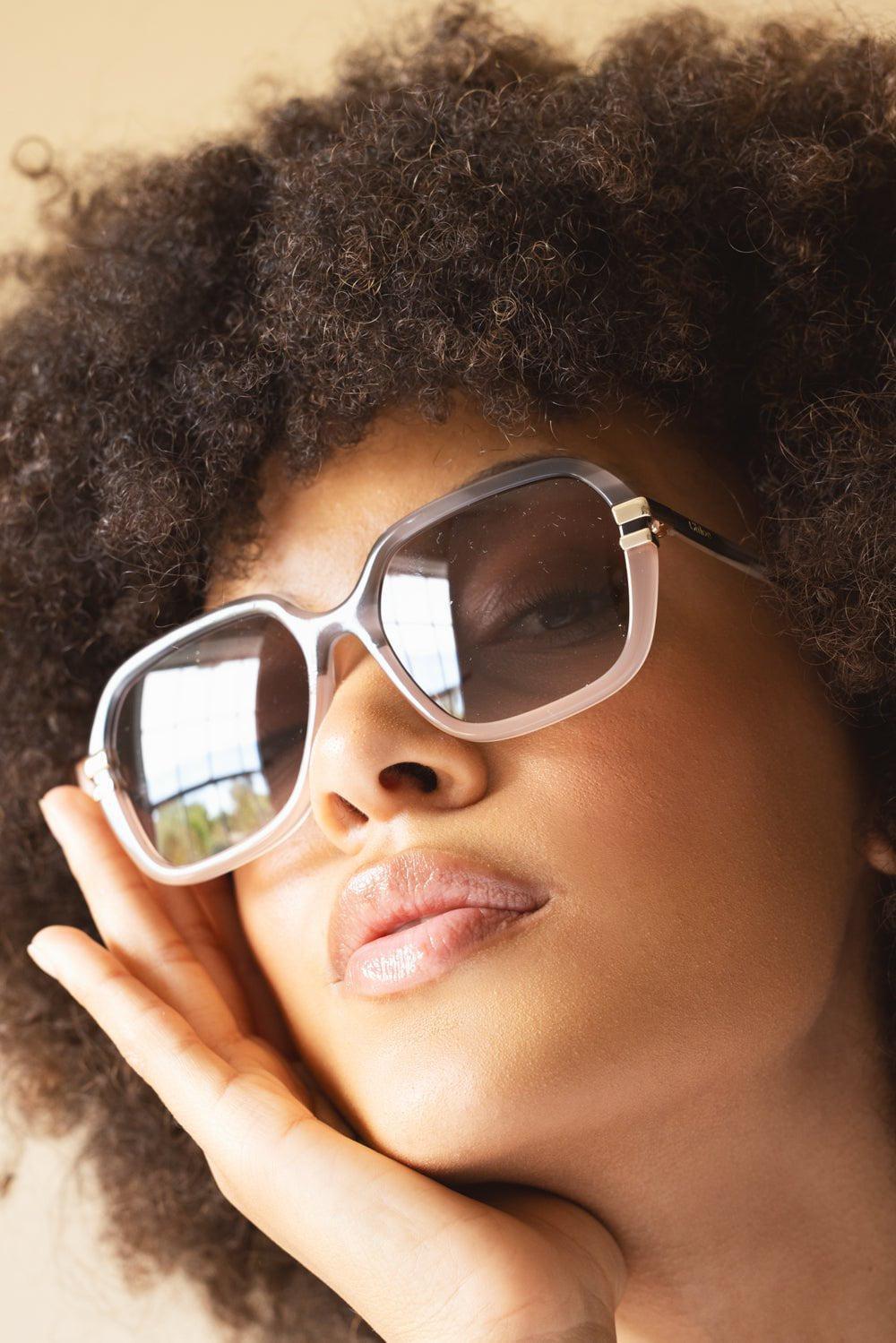 CHLOÉ-Chic Square Sunglasses-GREY