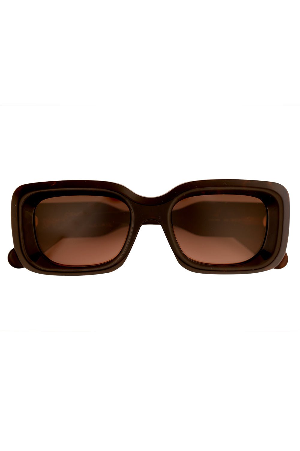 CHLOÉ-Retro Square Frame Sunglasses-HAVANA