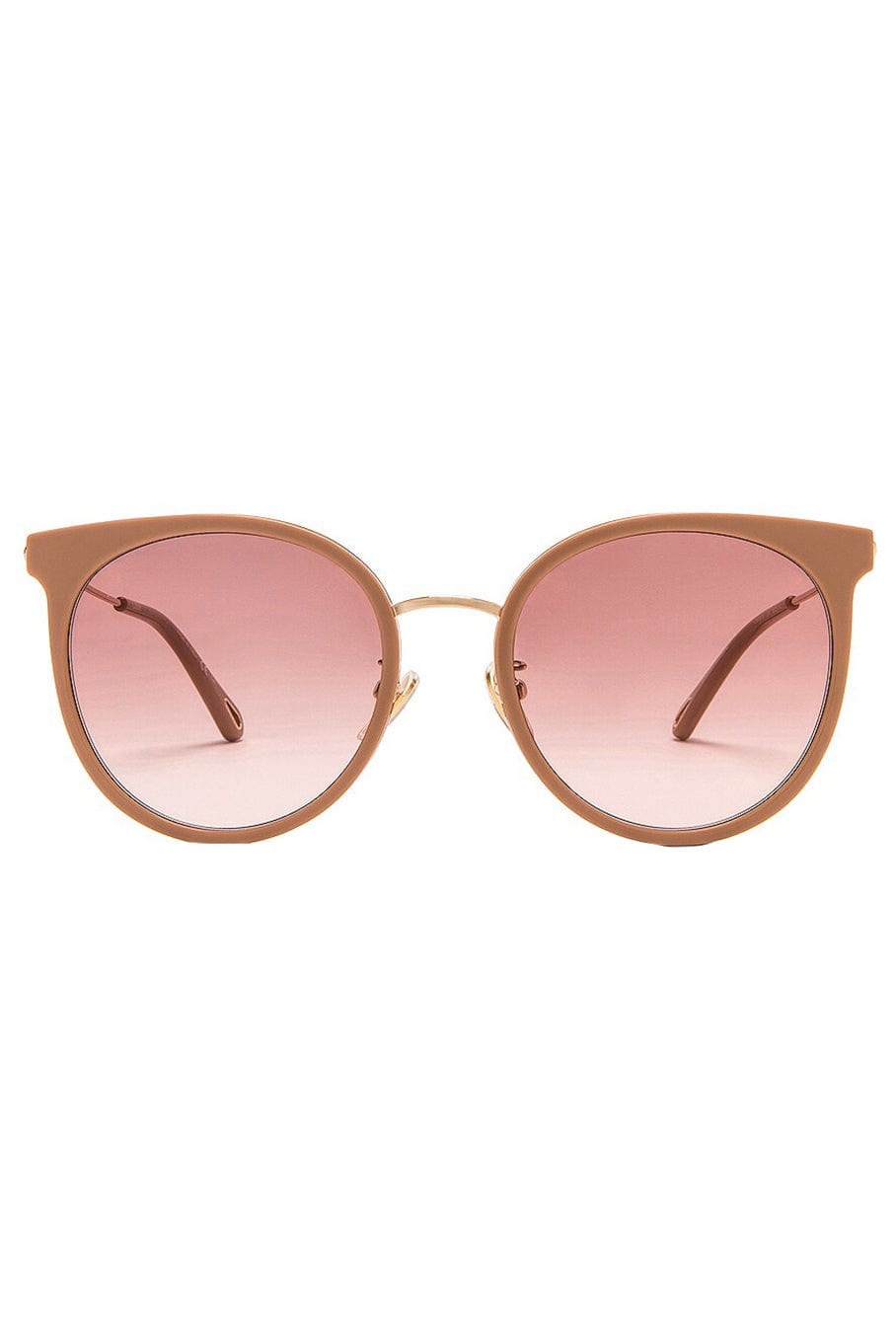 CHLOÉ-Acetate Sunglasses - Nude Orange-NDE/ORNG