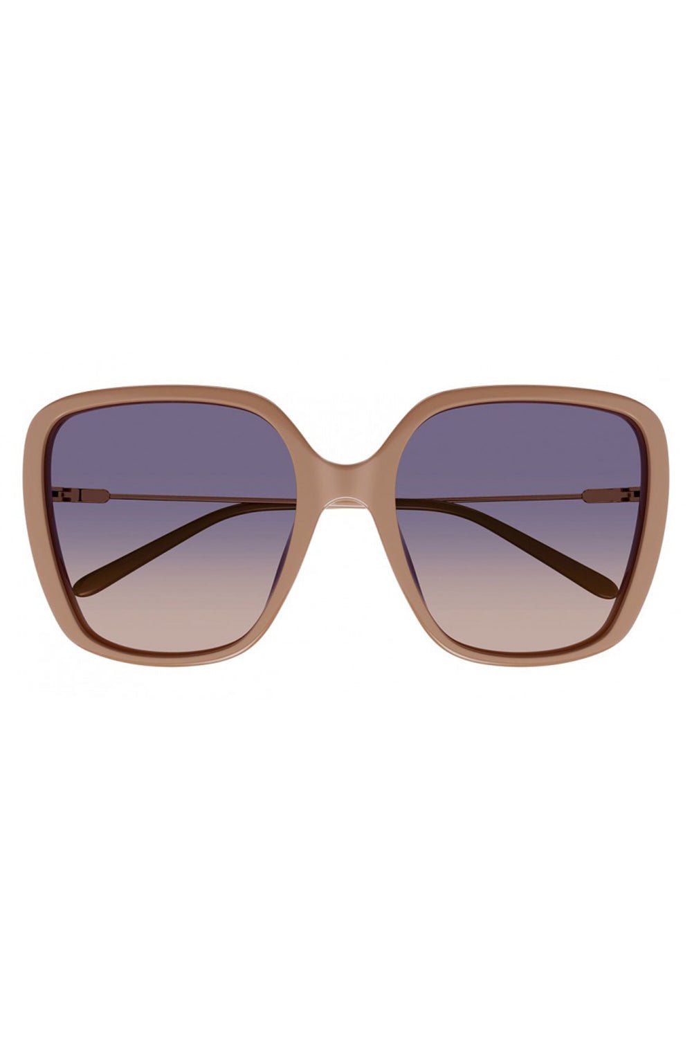 CHLOÉ-Elys Square Sunglasses - Nude-ND/GD/BL