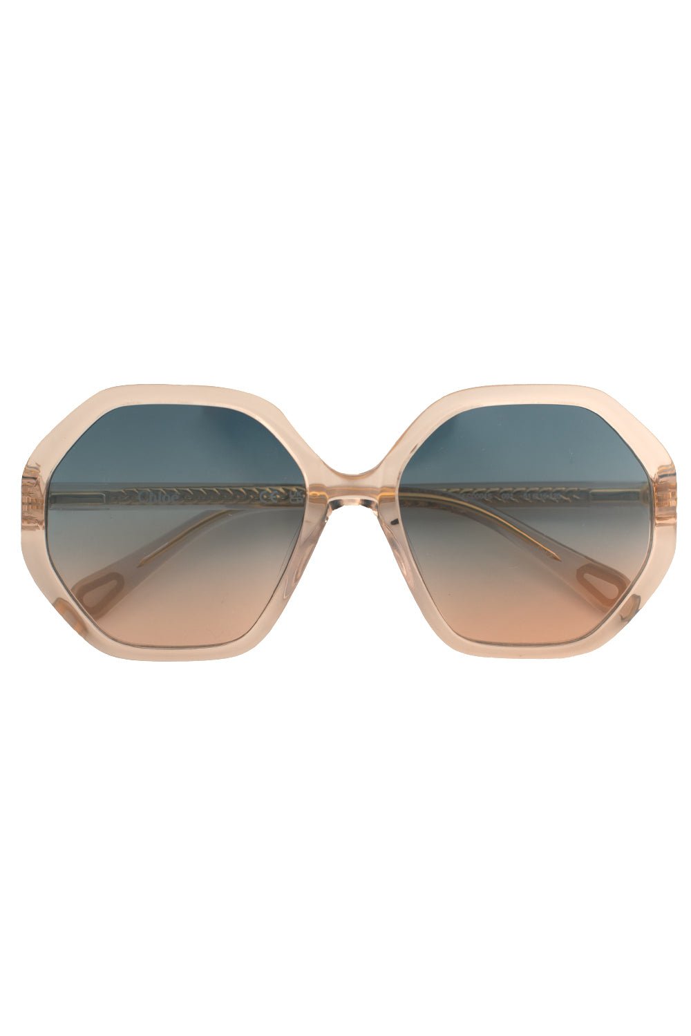 CHLOÉ-Esther Sunglasses-NUDE/GRN