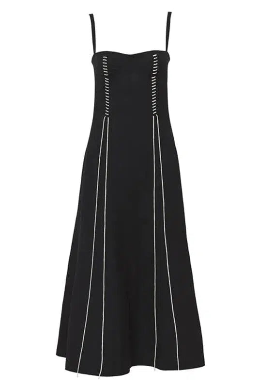 CHLOÉ-Bustier Dress-BLACK