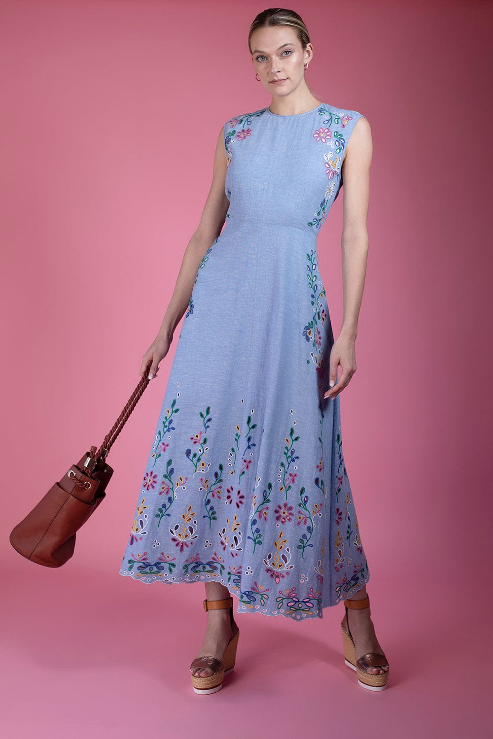 CHLOÉ-Sleeveless Maxi Dress-
