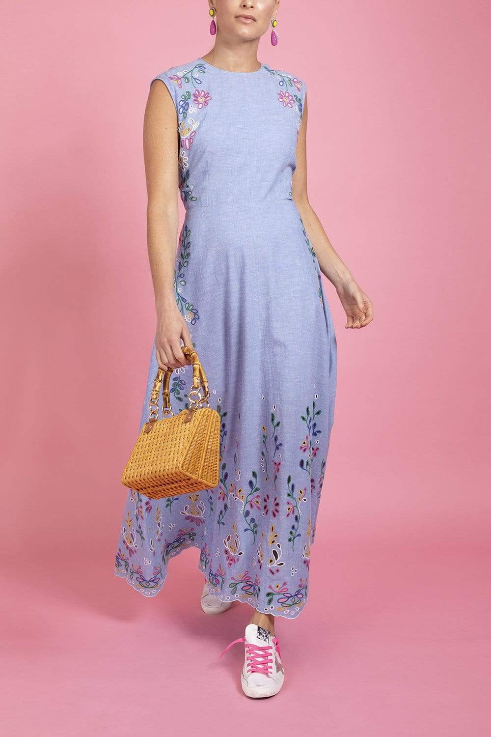CHLOÉ-Sleeveless Maxi Dress-