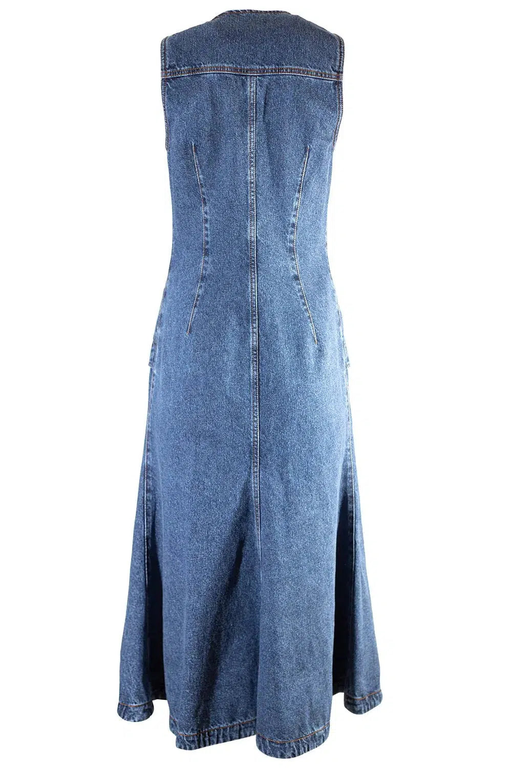 CHLOÉ-Sleeveless Denim Dress-