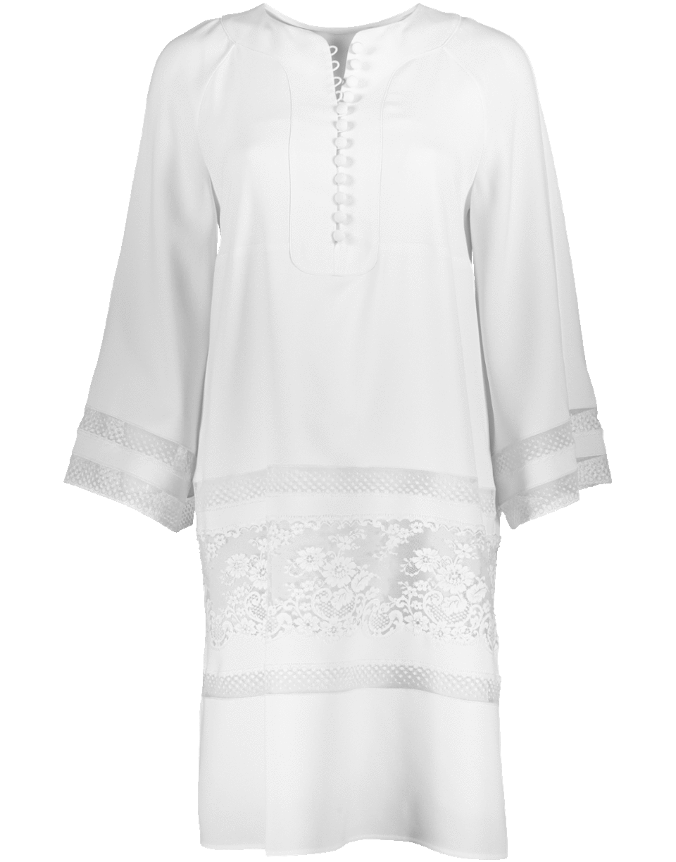 CHLOÉ-Shift Lace Dress-
