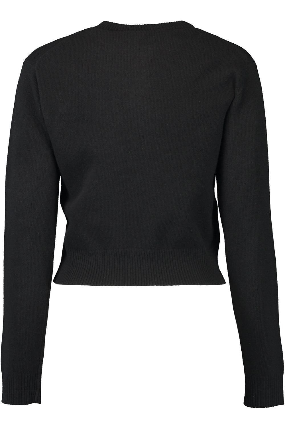 Horse Medal Cardigan-BLACK-XS-CLOTHINGJACKETCASUAL-CHLOÉ