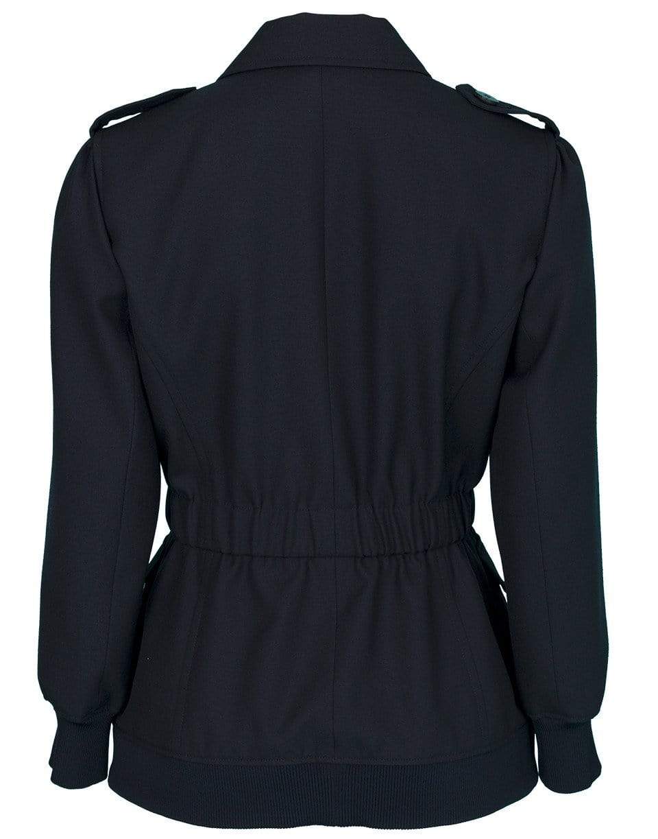 CHLOÉ-Long Sleeve Cargo Jacket-ABYSSBLU