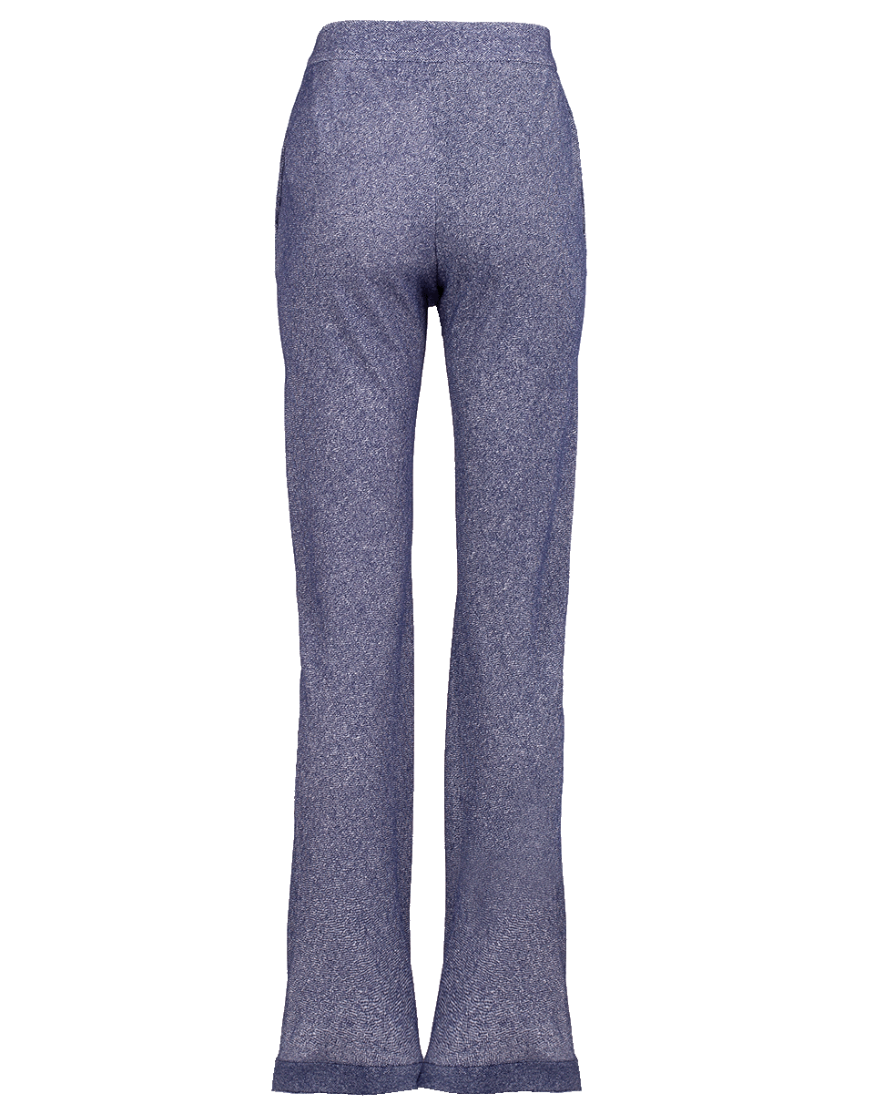 CHLOÉ-Flare Seersucker Pant-