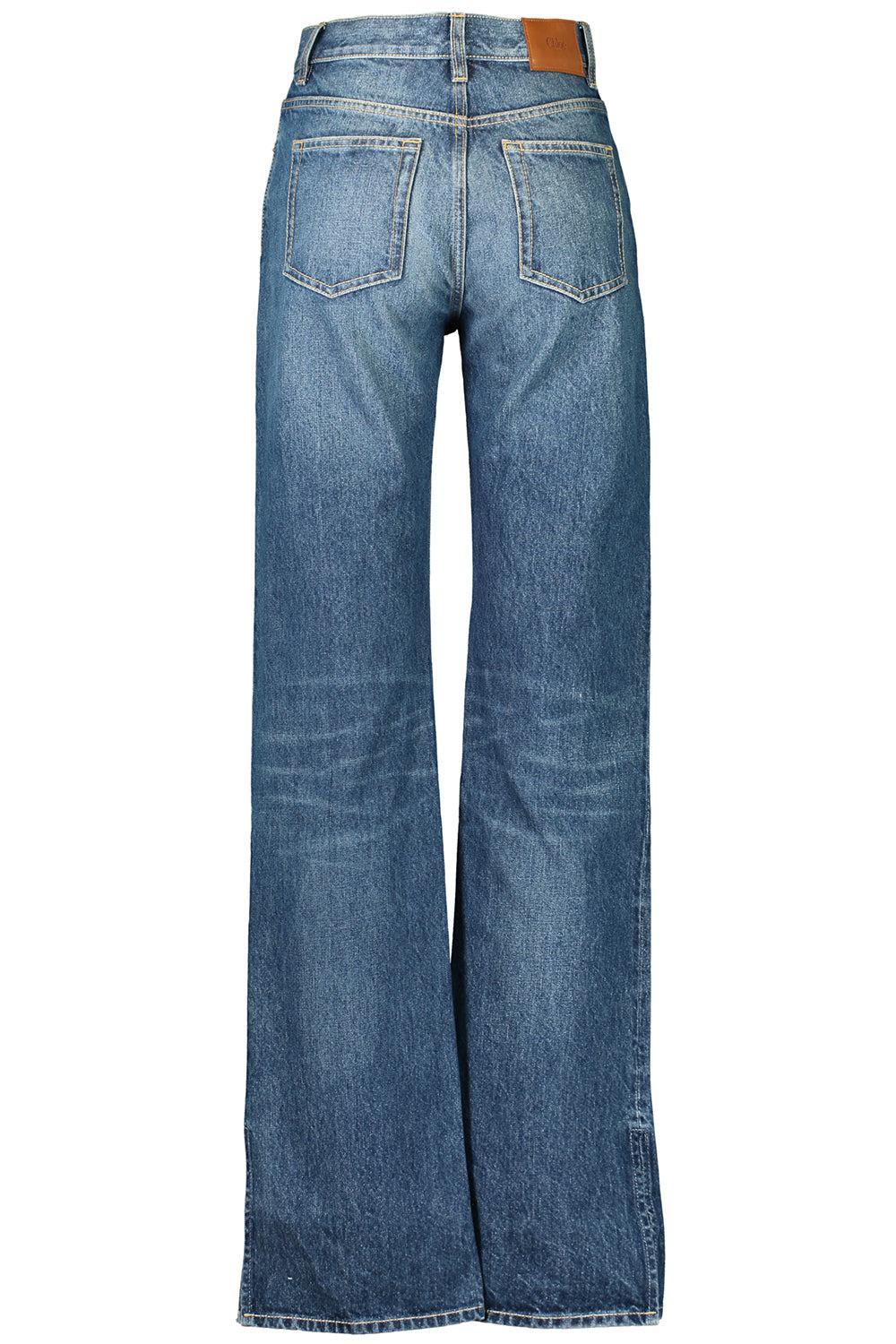 Straight Denim Jeans-FADEDIND-26-CLOTHINGPANTDENIM-CHLOÉ