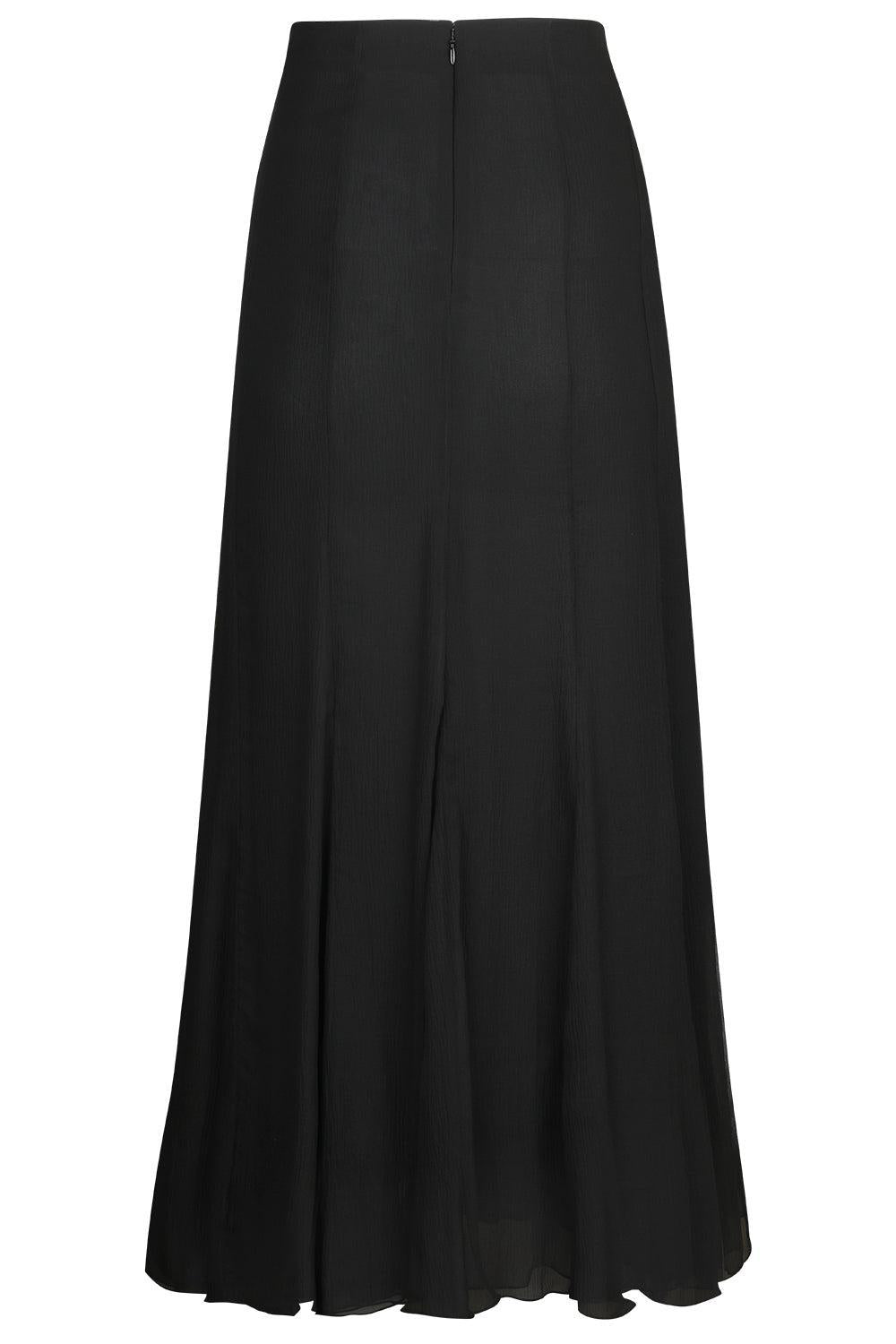 Fluid Maxi Skirt-BLACK-36-CLOTHINGSKIRTMAXI-CHLOÉ