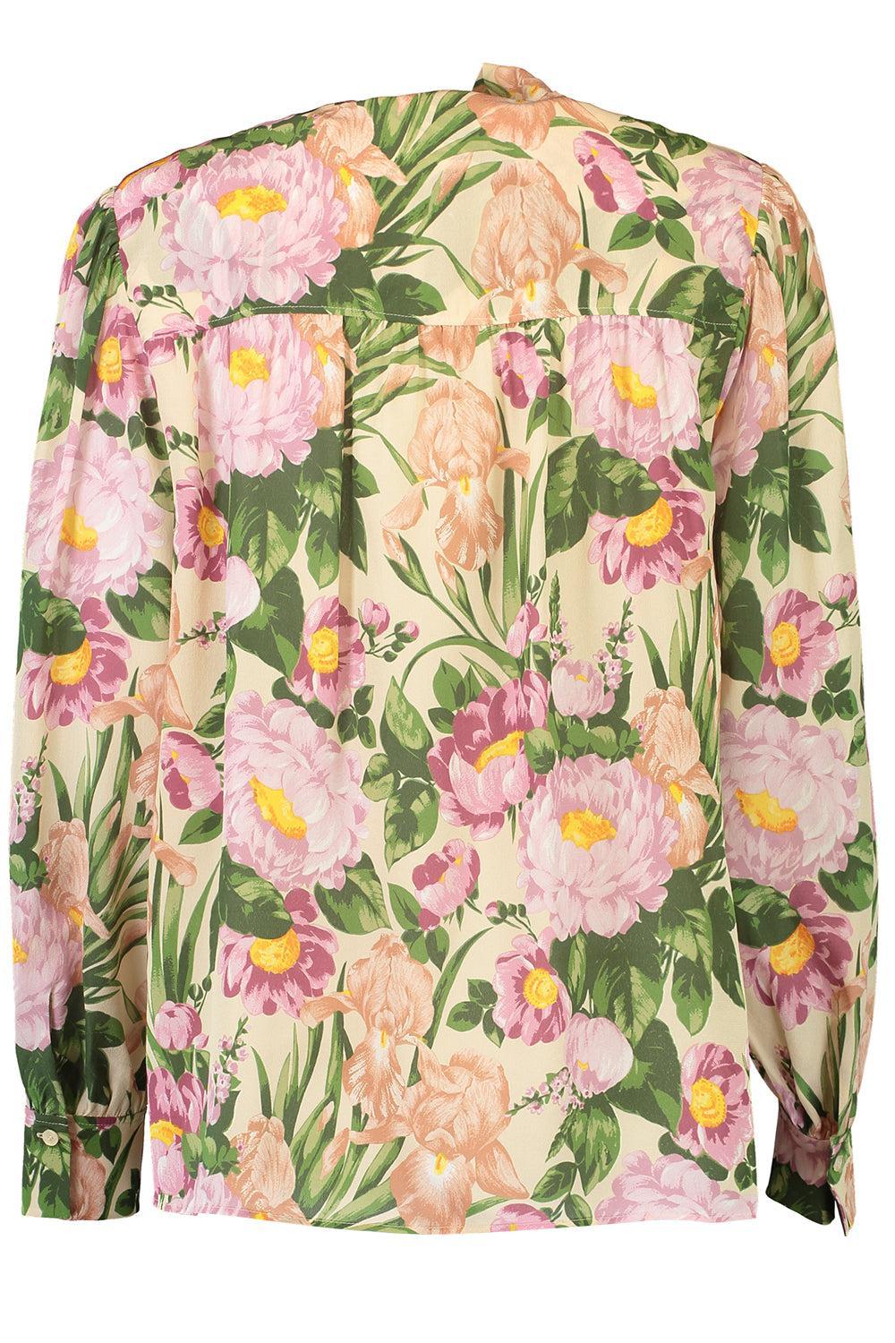 Floral Long Sleeve Blouse-MACADMIA-36-CLOTHINGTOPBLOUSE-CHLOÉ