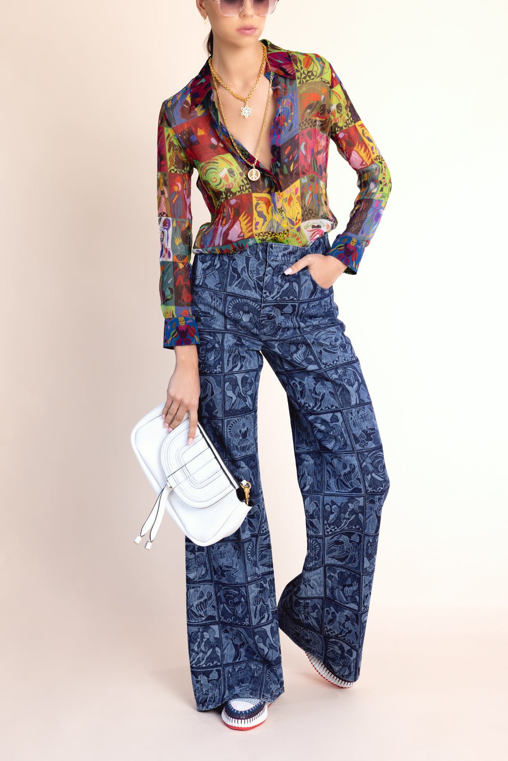 CHLOÉ-Classic Slim Blouse-