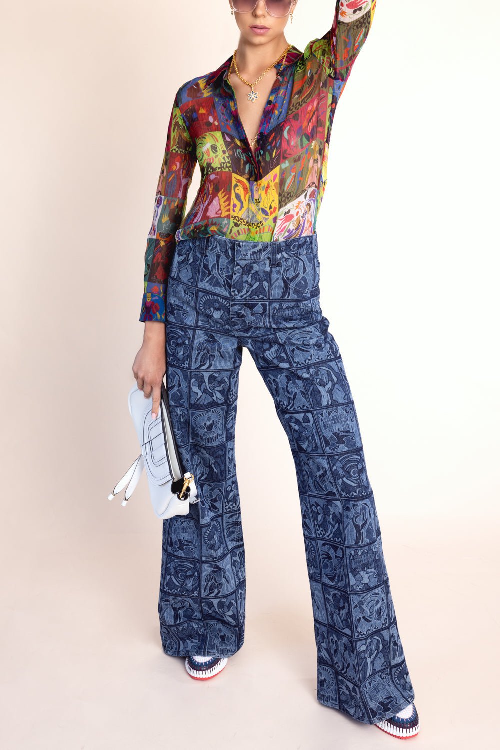 CHLOÉ-Classic Slim Blouse-