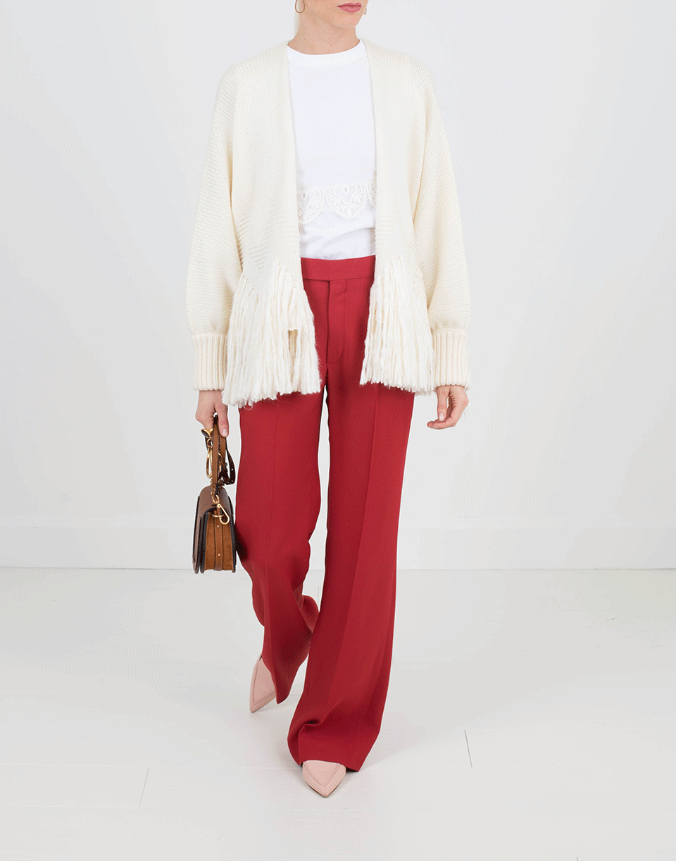CHLOÉ-Shaggy Fringe Cardigan-