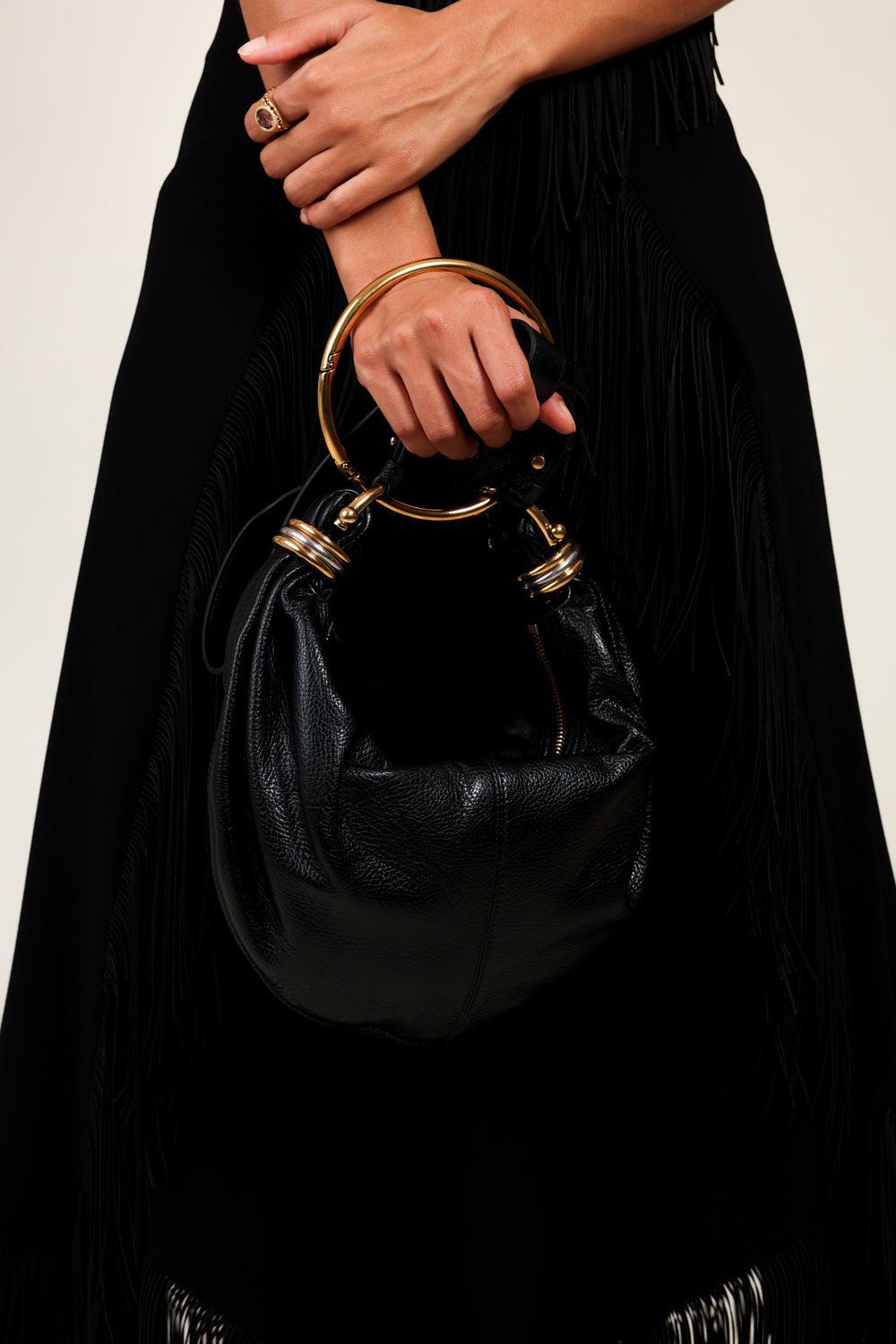 Small Bracelet Hobo Bag - Black-BLACK-O/S-HANDBAGCLUTCHES-CHLOÉ