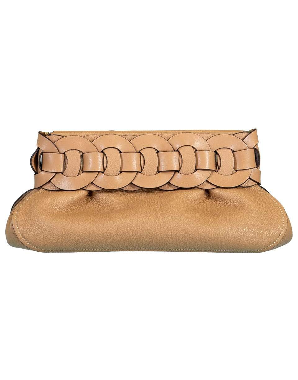 CHLOÉ-Darryl Clutch Bag-BROWN