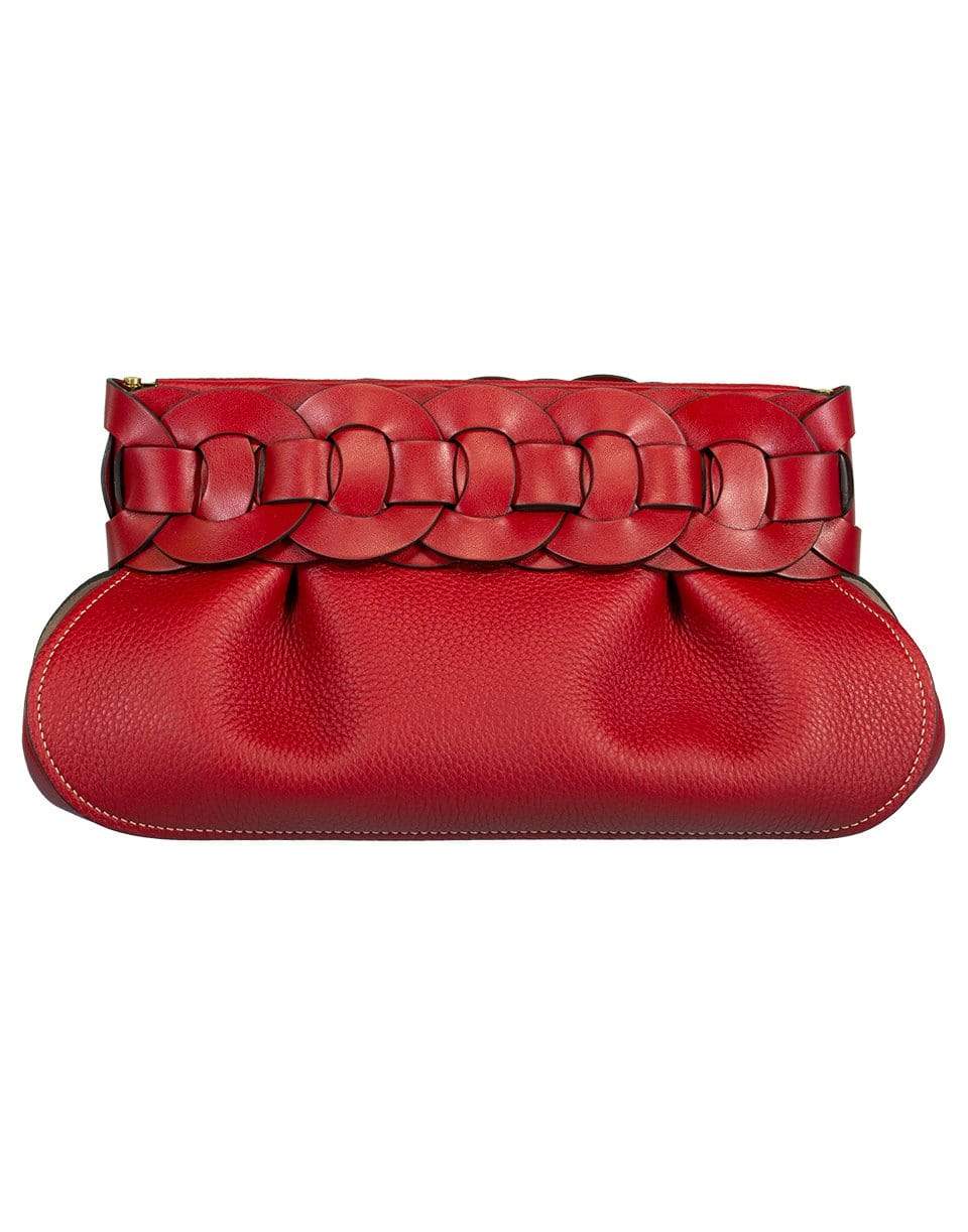 CHLOÉ-Darryl Clutch-RED