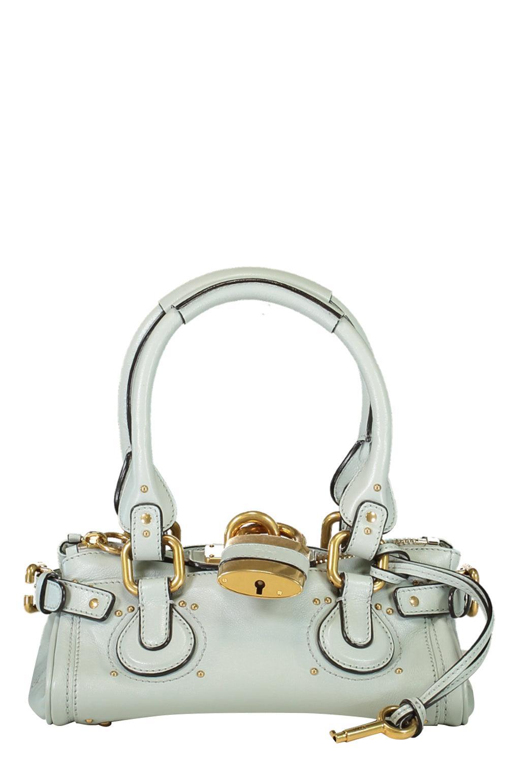 Small Paddington Bag - Aqua Grey-AQUAGREY-HANDBAGSHOULDER-CHLOÉ
