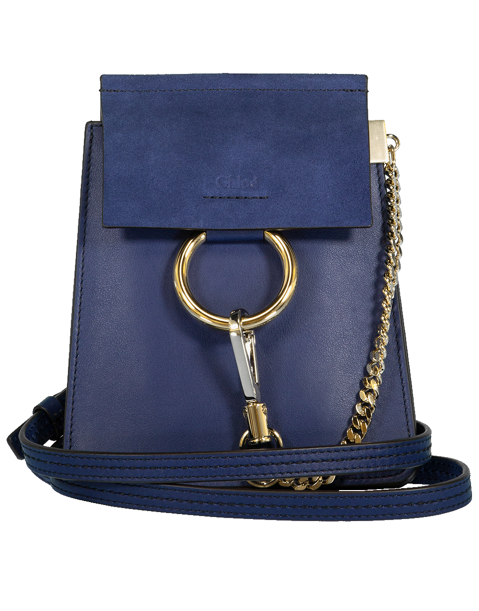 CHLOÉ-Faye Small Bracelet Bag-BLUE
