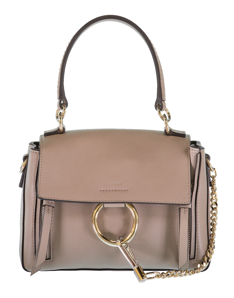 CHLOÉ-Faye Day Mini Double Carry Bag-GREY