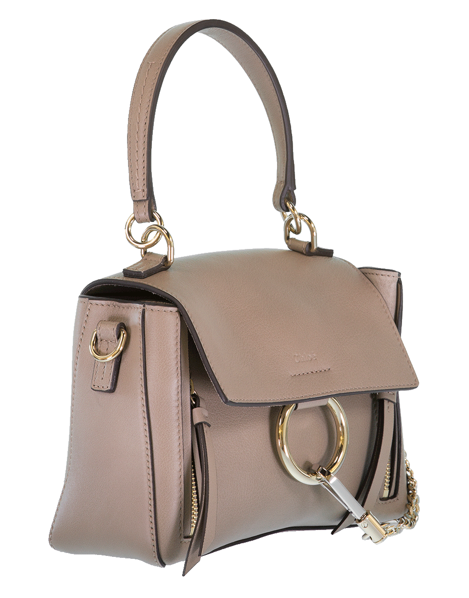 CHLOÉ-Faye Day Mini Double Carry Bag-GREY