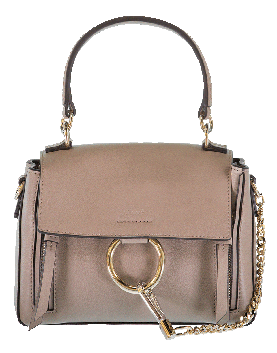 CHLOÉ-Faye Day Mini Double Carry Bag-GREY