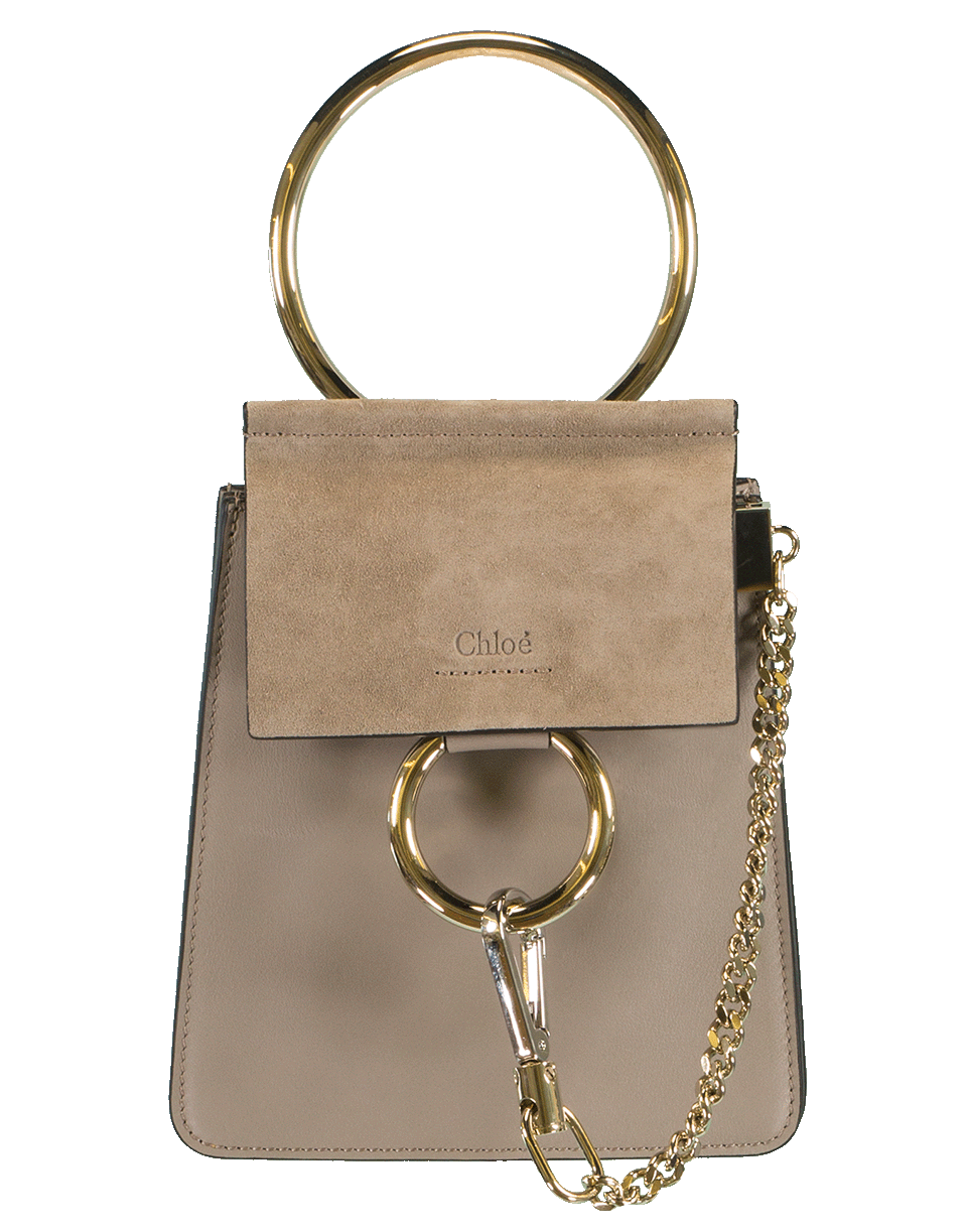 CHLOÉ-Faye Mini Bag-GREY