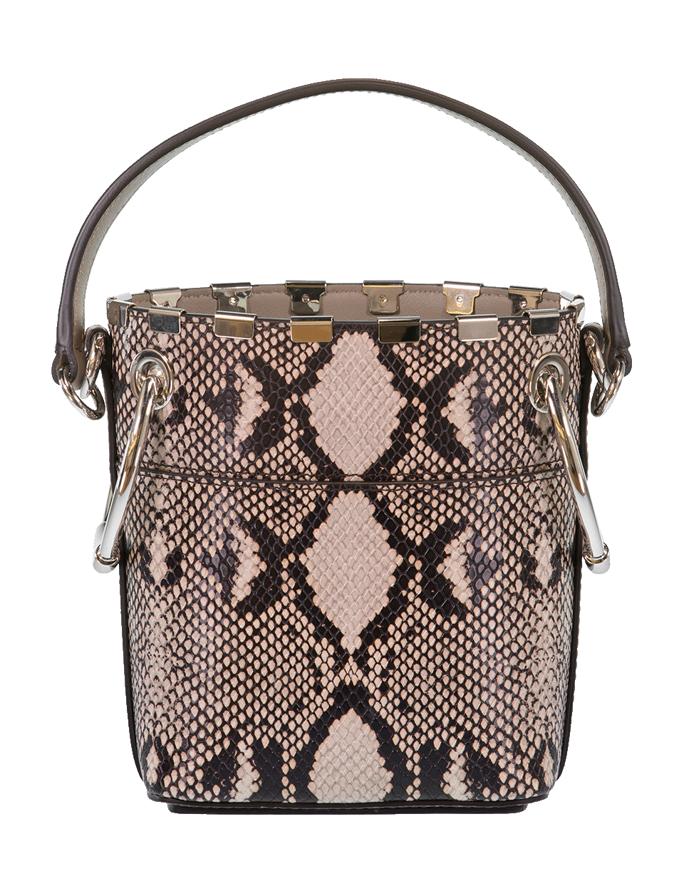 CHLOÉ-Mini Snake Roy Bucket Bag-GREY