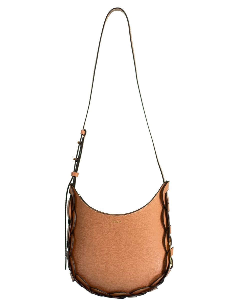CHLOÉ-Brown Darryl Small Hobo Bag-MUTEBRWN