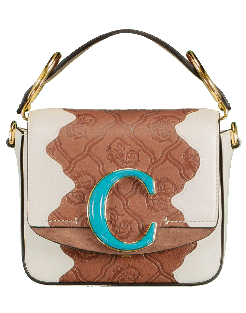 CHLOÉ-Chloe C Mini Bag-NAT WHTE