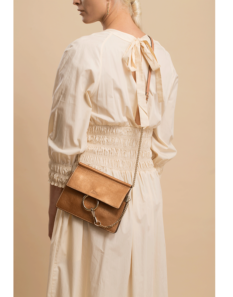 CHLOÉ-Rose Gold Faye Shoulder Bag-ROSE GOLD