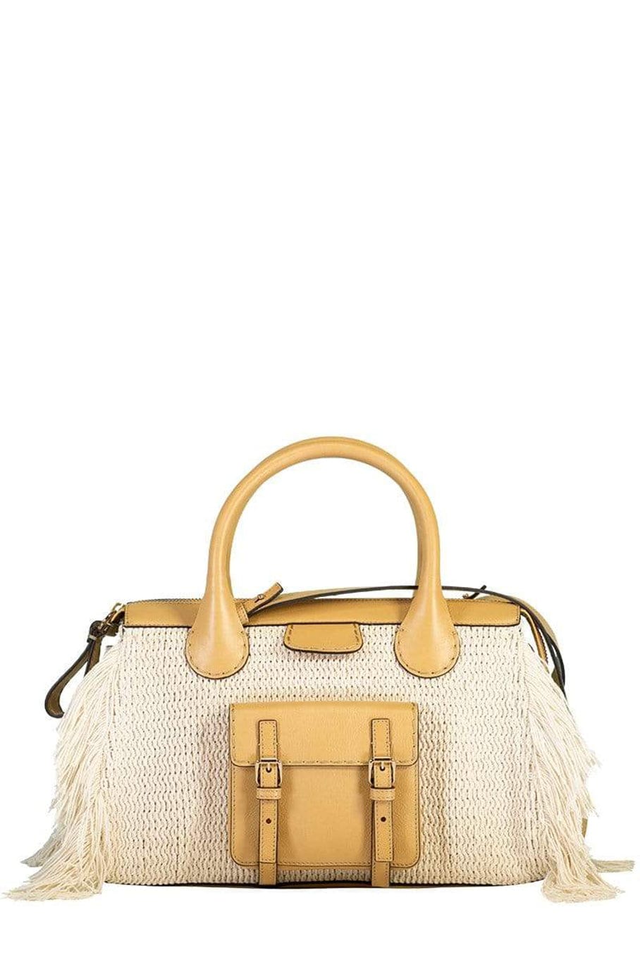 CHLOÉ-Edith Top Handle Bag - Tan-TAN
