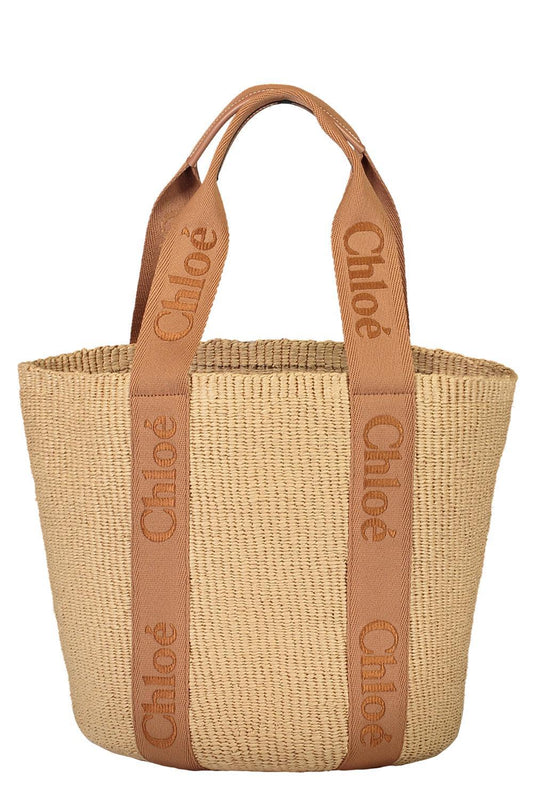 Woody Large Basket - Dusty Stone-DUSTYTN-HANDBAGTOTES-CHLOÉ