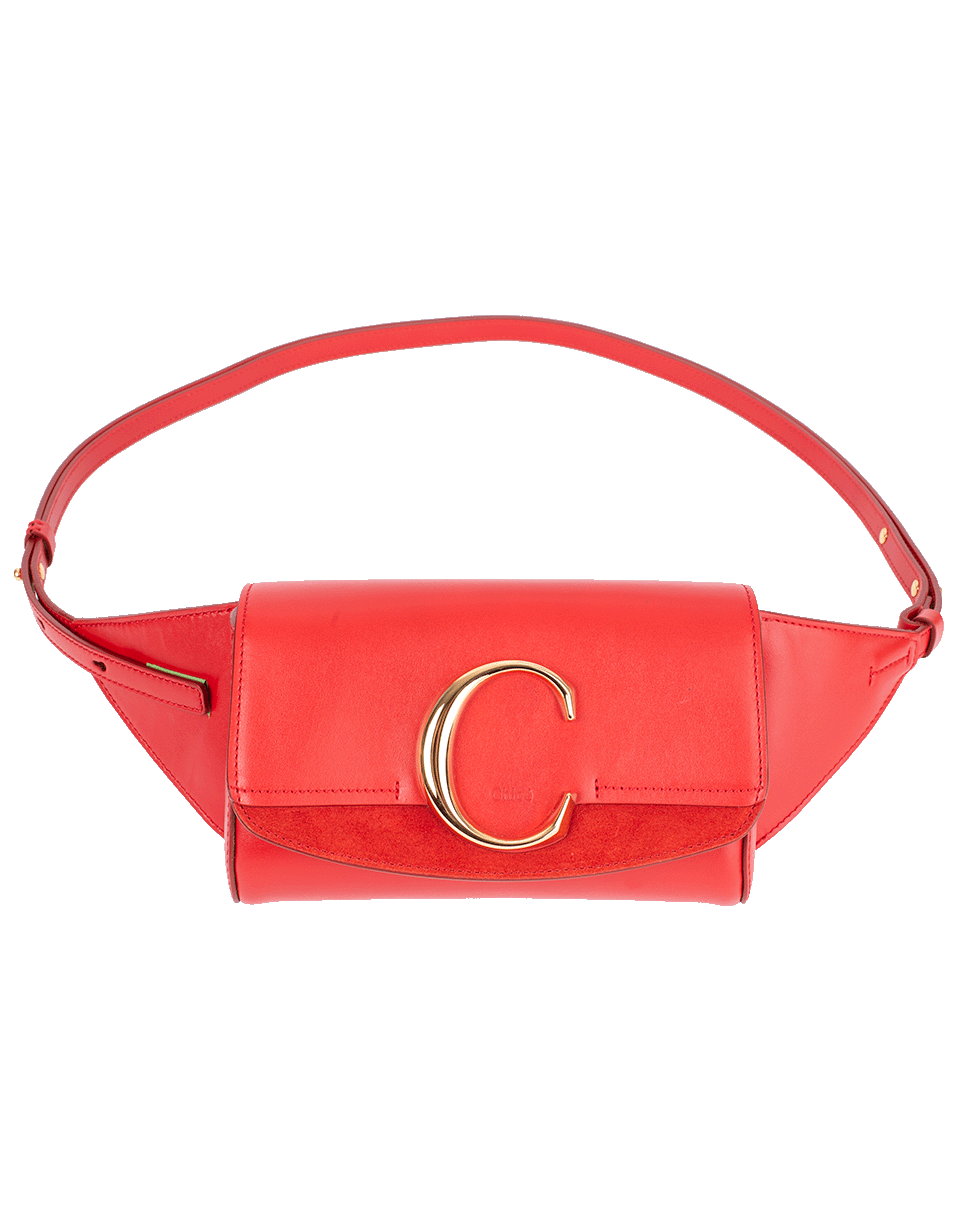 CHLOÉ-Chloe "C" Belt Bag-RED