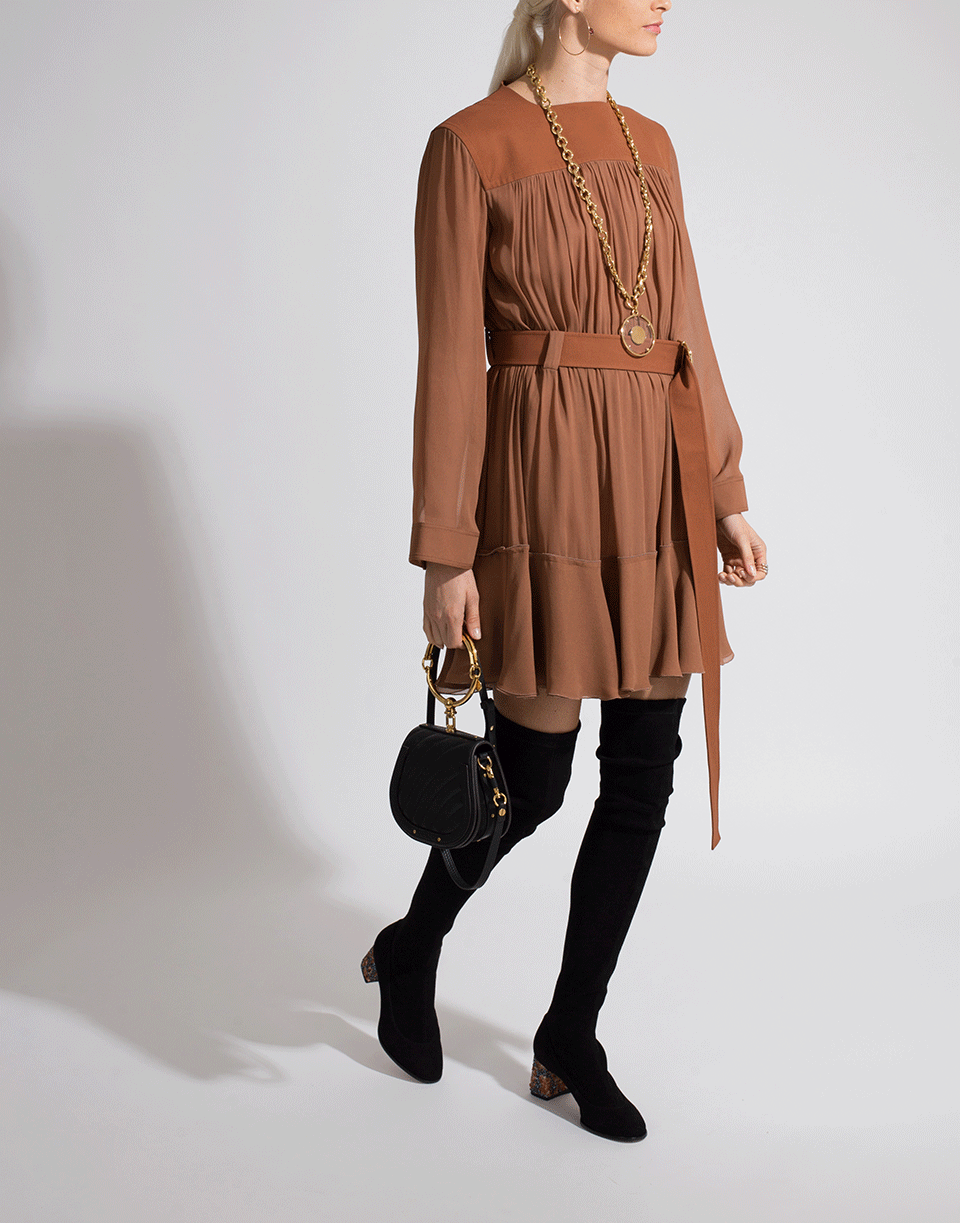 CHLOÉ-Terry Medallion Necklace-GOLD