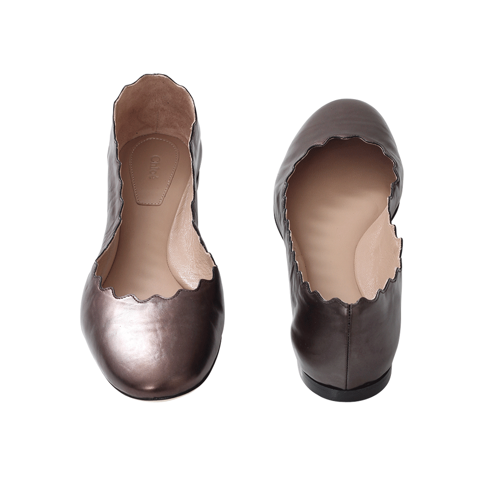 CHLOÉ-Scalloped Flat-